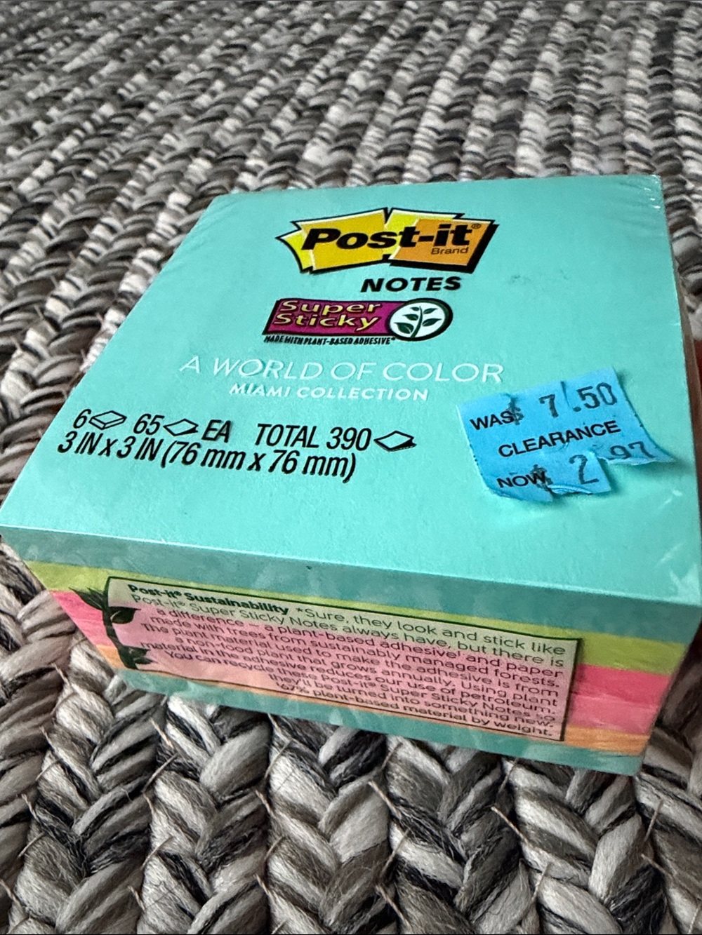 New post it notes memo pad sticky